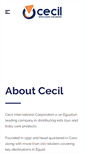 Mobile Screenshot of cecil.com.eg